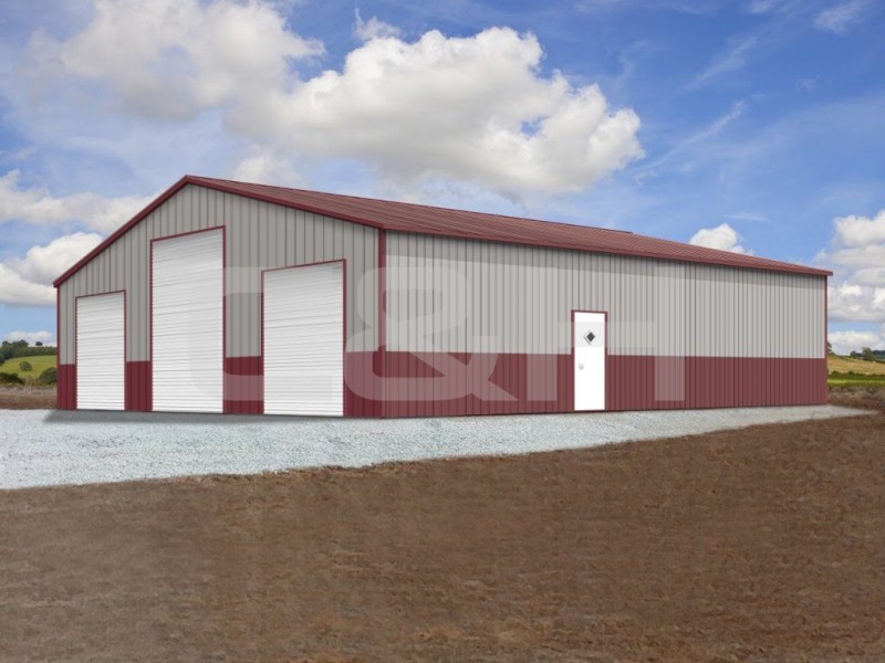 CLEAR SPAN COMMERCIAL BUILDING 40W x 51L x 12H